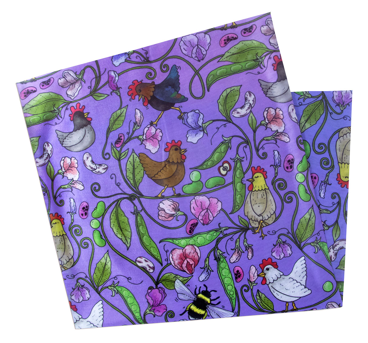Tub / multiscarf Ärtiga höns - 2