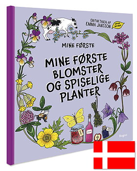 Mine første blomster og spiselige planter - Danska!