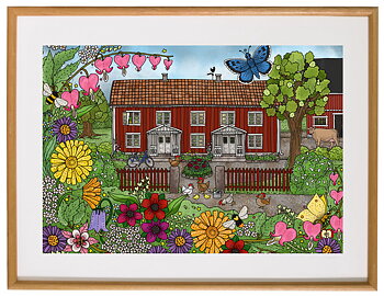 Affisch En evig sommar, 30x40 cm