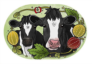 Kylskåpsmagnet - Holstein