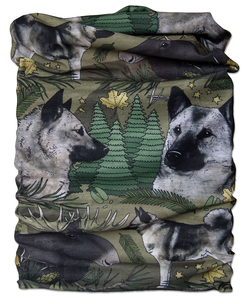 Tub / multiscarf Gråhund