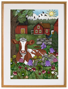Affisch Kon Blomma, 30x40 cm