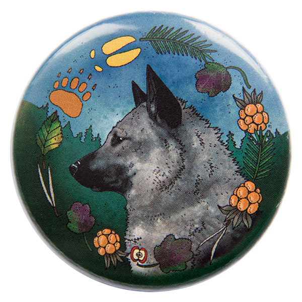 Badge - Gråhund