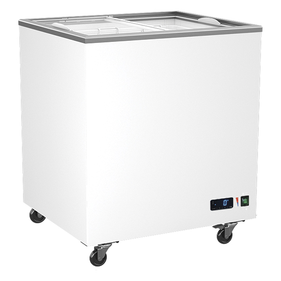 Frysbox 208 liter med skjutglas, -14°/-24°c - 2