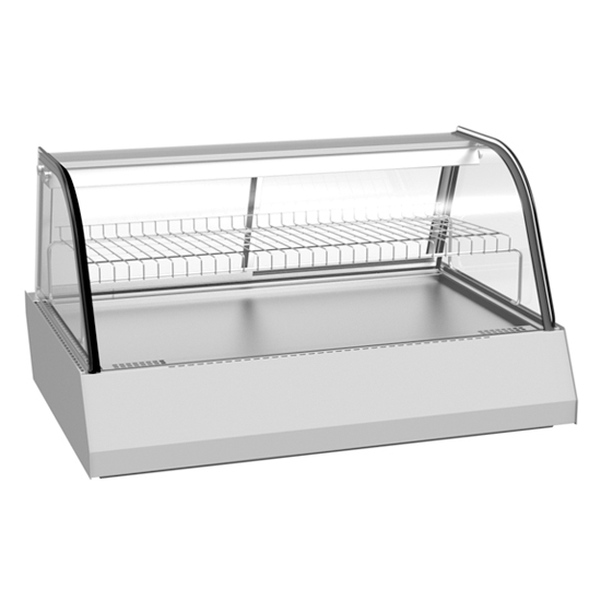 Uppvärmd display, bänkenhet 3x gn 1/1 med skjutdörrar, +30°/+90°c, l=1070 mm
