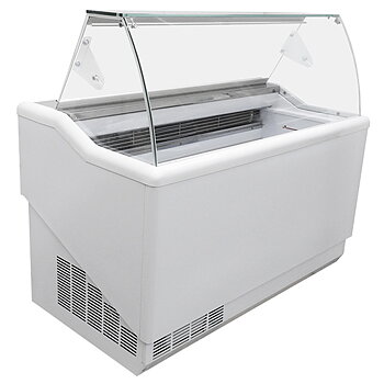 Glassdisk för 7 + 7 behållare var 5 liter, -12 ° / -22 ° C  1310x750 mm