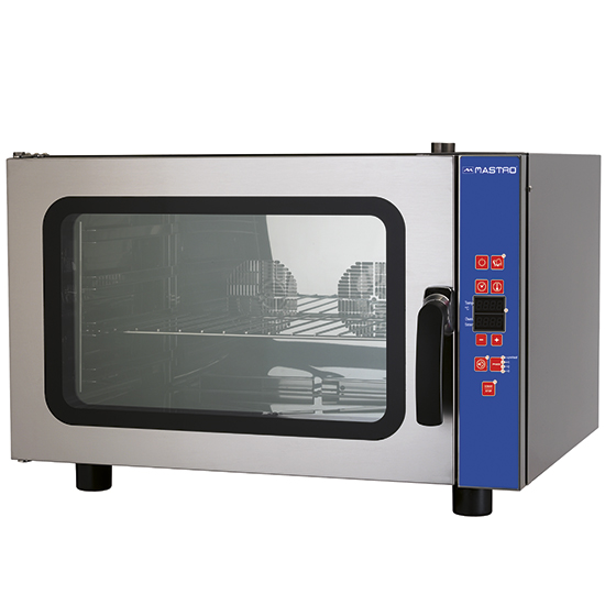 Elektrisk programmerbar kombi ångkokare med luftfuktare, 4x gn 1/1 or 600x400 mm, 400v