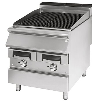 Gas grill, kokzon in gjutjärn, kött/fisk