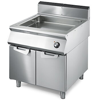 Elektrisk multi-function bratt pan med dörrar, kapacitet 26 liter