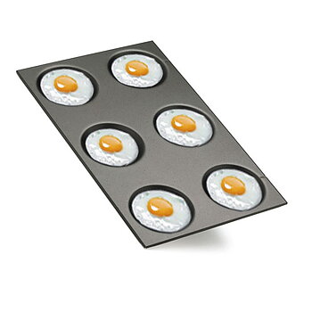 Bakplåt gn 1/1 non stick täckt för stekta ägg, omelett och crêpes ø 12,5 cm
