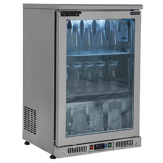 Underbänk glasfrostare, 150 liter, -18°/-20°c