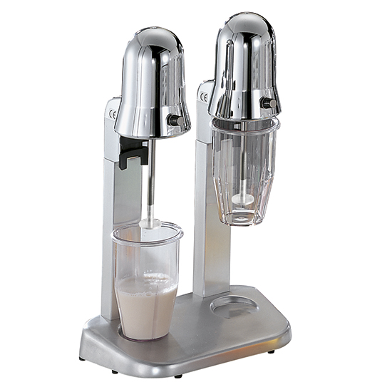 Milkshake mixer med 2 Lexan koppar 0,550 liter och variabel hastighet