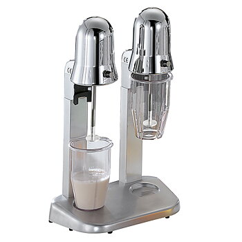 Milkshake mixer med 2 Lexan koppar 0,550 liter och variabel hastighet