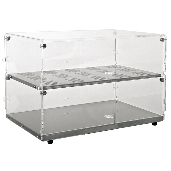 Bageri display med 2 nivåe, 510x350 mm