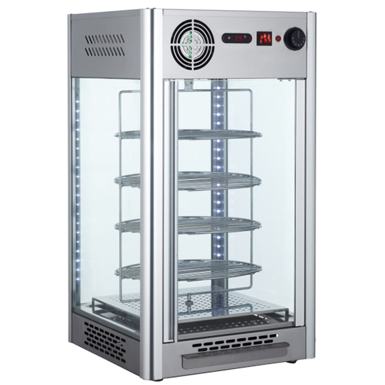 Varm pizza display med 4 nivåer ø 350 mm, +30°/+90°c - 2