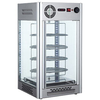 Varm pizza display med 4 nivåer ø 350 mm, +30°/+90°c