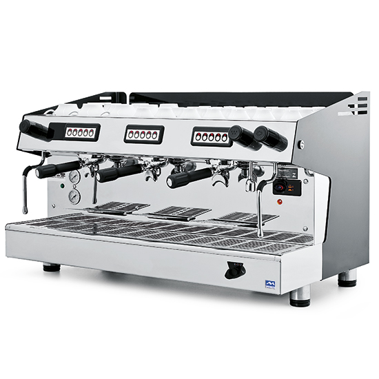 Espresso maskin, automatiskt, 3 grupper, 18 liter - 2