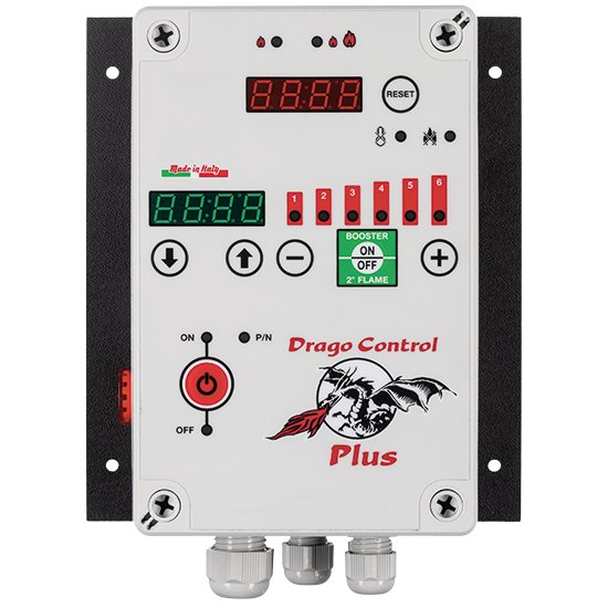 Control unit to adjust the temperature Av the wood Pizza Ugn s