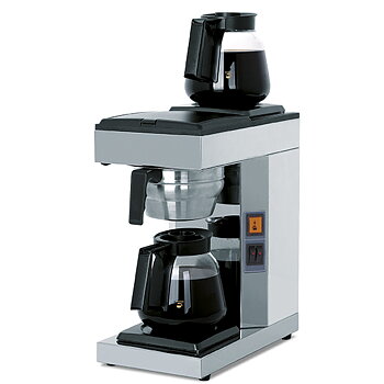 Kaffebryggare med 2 dekanter 1,8 liter, manuell