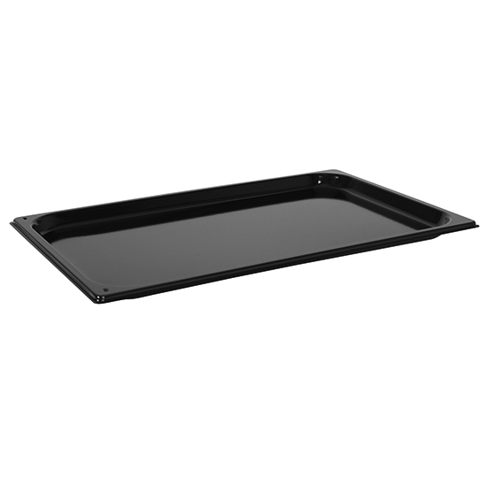 Bakform emaljerad gn 1/1 h=20 mm - 4 sidor 90° - 2
