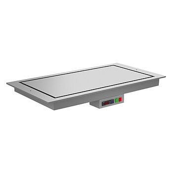Drop-in värme platta 3x gn 1/1, +40°/+45°c