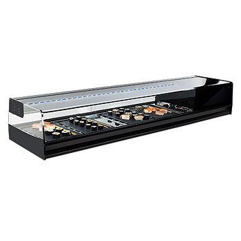 Sushi kyl 6x gn 1/3 med led ljus, +1°/+5°c