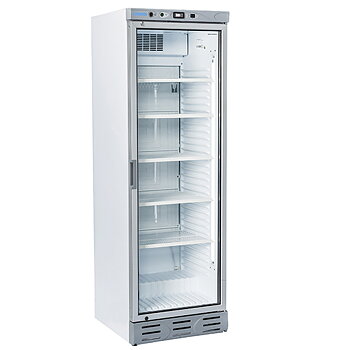 Frysskåp med 1 glasdörr, 300 liter, -15°/-20°c