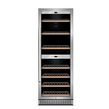 Vinkyl med 2 temperatur zoner, 126 flaskor, +5°/+20°c