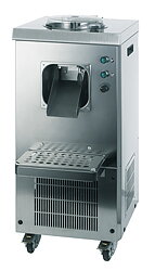 Glassmaskin på hjul med luftkylning, kapacitet 6 liter, produktion 17 liter / h