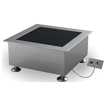 Inbyggd induktionshäll, 1 platta ø 280 mm 3,5 kW, 320x320 mm