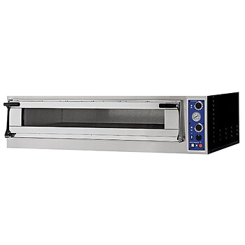 Elektrisk bakning/ pizzaugn för 2 brickor 60x40 cm med ång generator