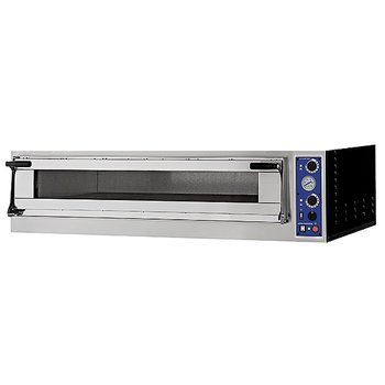Elektrisk bakning/ pizzaugn för 3 brickor 60x40 cm med ång generator