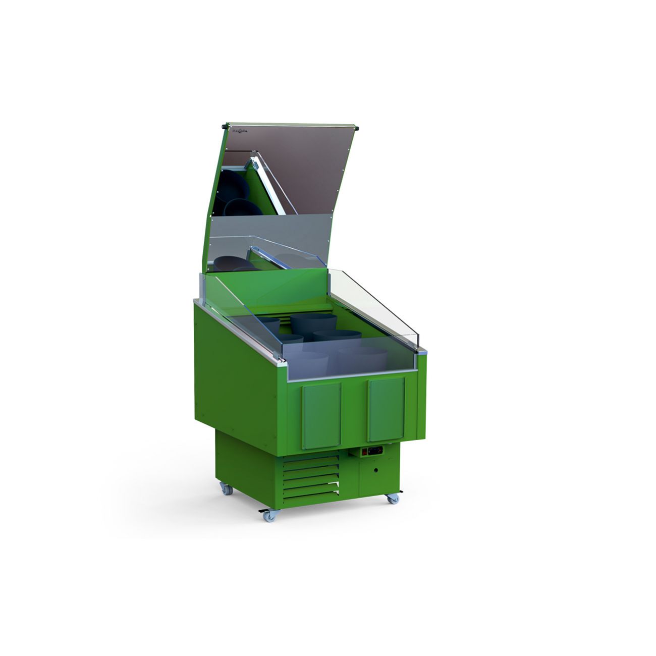 Kyld blomdisk, + 4°C / + 10°C, kylmedel R-290, 820x950 mm - 3
