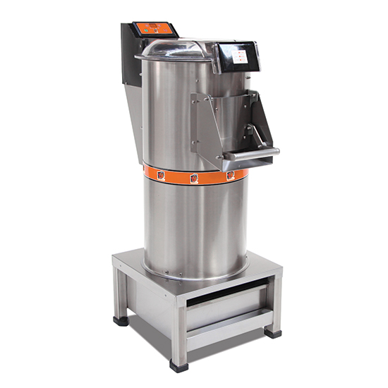 Potatisskalare med timer, kapacitet 20 kg - 400v