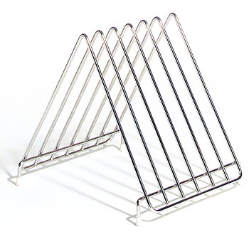 Ställ i rostfritt stål för 6 skärbrädor maximum 3 cm tjocklek