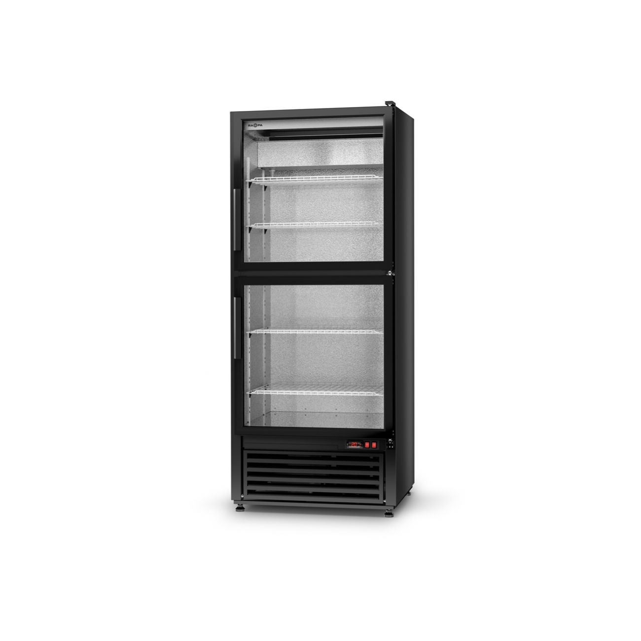 Kylskåp, ecoline model S/2D, bottom mounted unit, + 1°C / + 10°C, kylmedel R-290, 725x720 mm