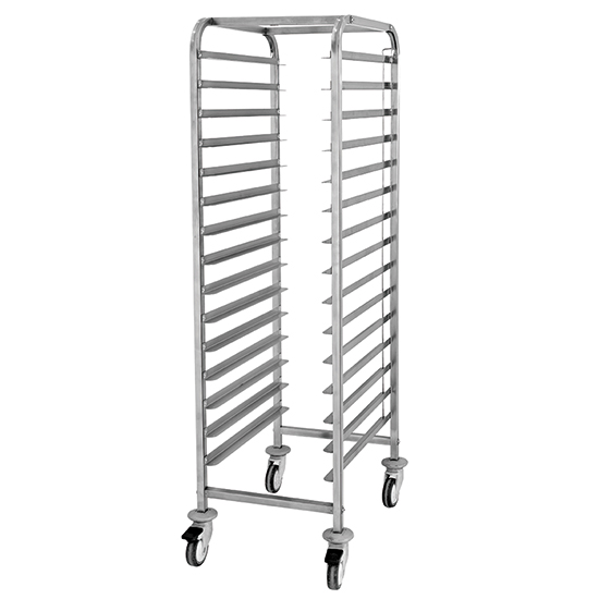 Vagn för brickor, 15x 600x400 mm h=65 mm - 2