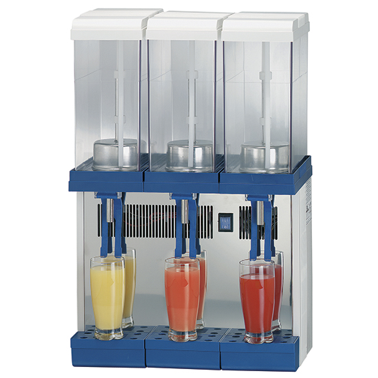 Kalla drycker dispenser, 3x 9 liter - 2