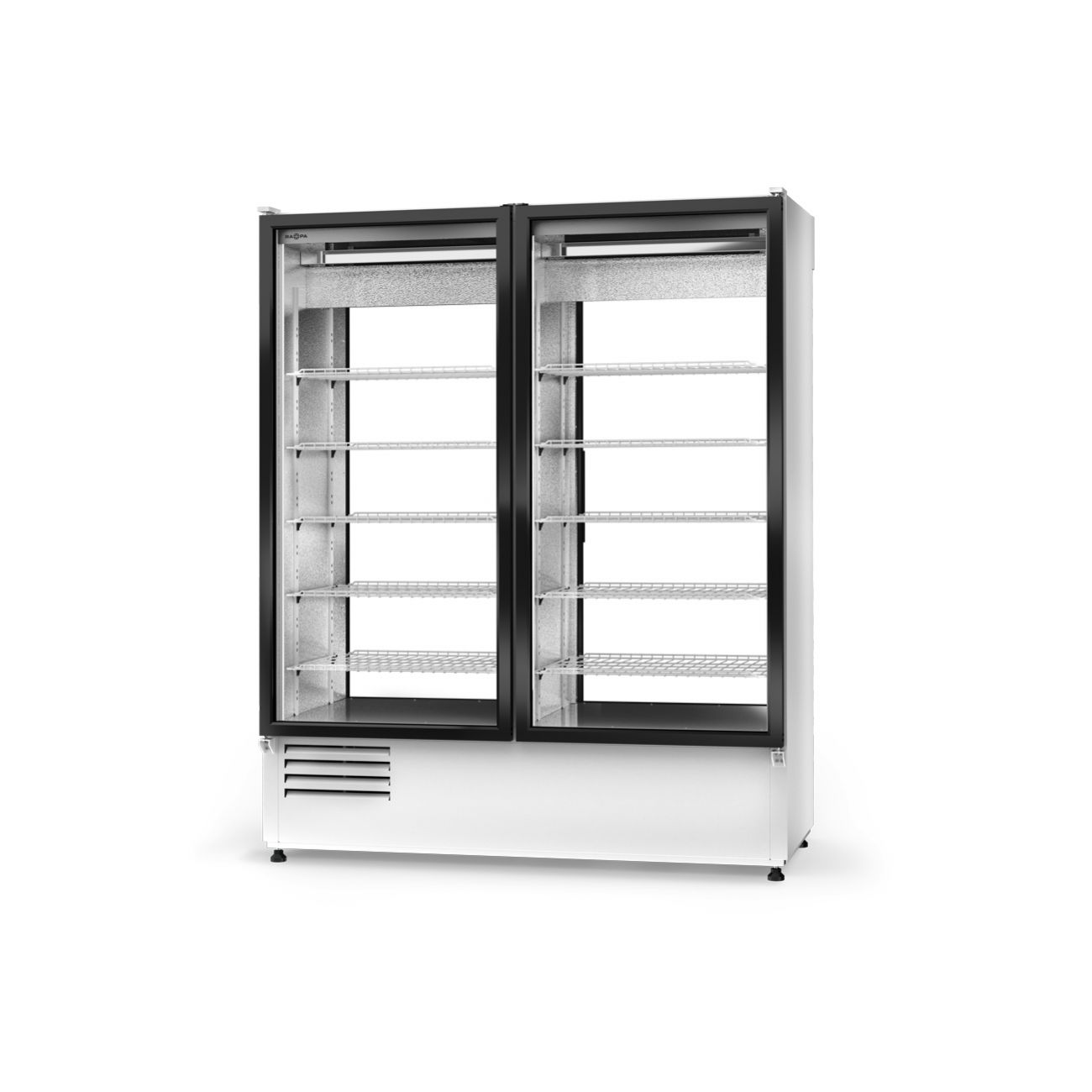 Kylskåp, standard model 2S, bottom mounted unit, + 1°C / + 10°C, kylmedel R-290, 1600x720 mm