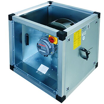 Luftflödesbox med hög effektiv ec motor utanför luftflödet, 6330 m³/h