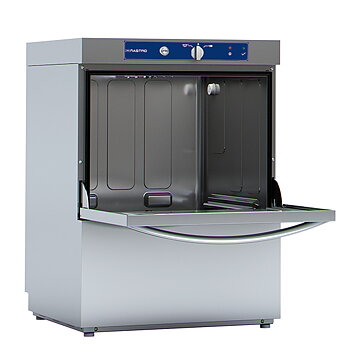 Glasdisk med diskmedel insprutningspump, mekanisk, rack 40x40 cm, max h=27 cm