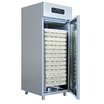 Frysskåp 850 liter i rostfritt stål för konditor, 56x 600x400 mm, -10°/-20°c