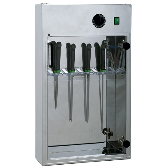 Knivsteriliserare med timer för 14 pieces l=350 mm