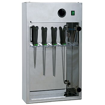 Knivsteriliserare med timer för 14 pieces l=350 mm