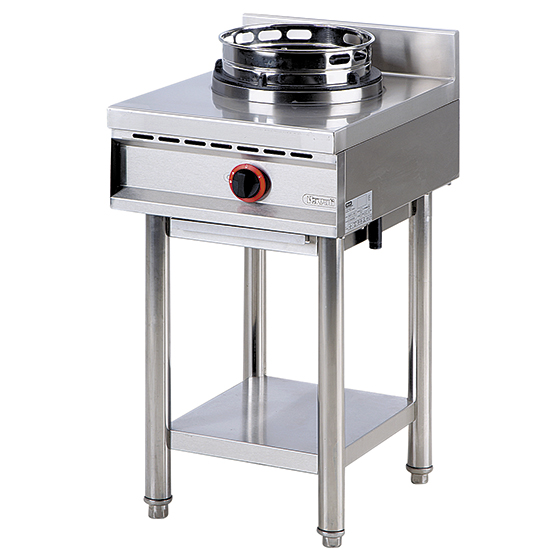 Gas wokspis med hylla, 1 spis - 3