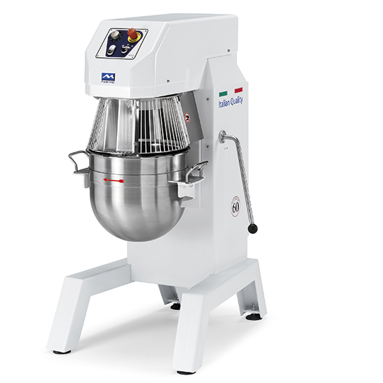 Livsmedelsmixer, 80 liter med 3 hastigheter - 400v/3f - 2