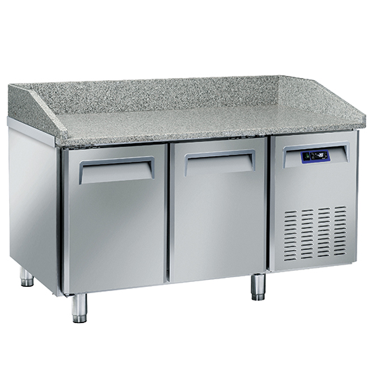 Pizzabord 1500 mm med 2 dörrar 600x400 mm