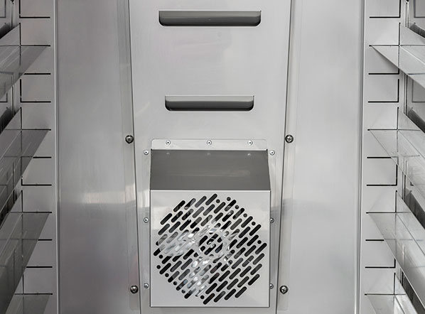Glassfrys -22°/-18°C kylmedium R452a, 740x975x2050mm - 7