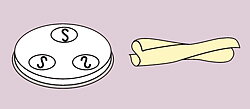 Stencil "caserecce" 9x5 mm för cbf0001
