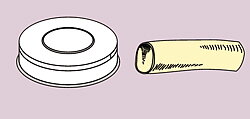 Stencil "cannellone" ø 25 mm för cbf0001